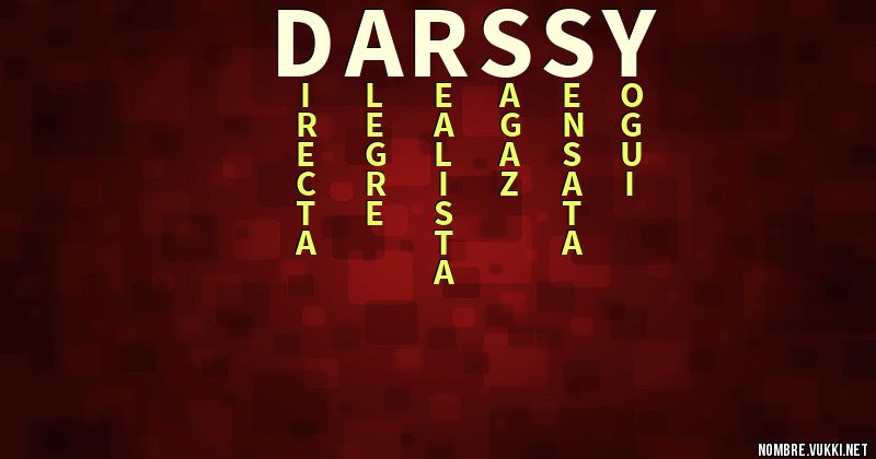 Acróstico darssy