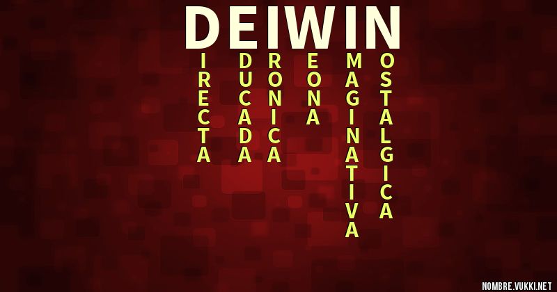 Acróstico deiwin