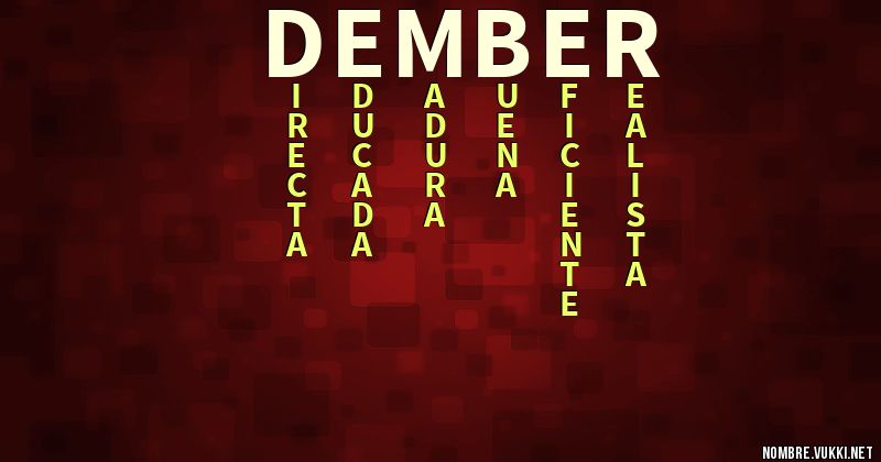 Acróstico dember