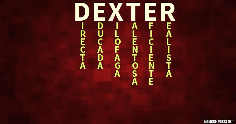 Acróstico dexter