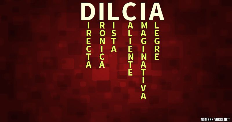 Acróstico dilcia