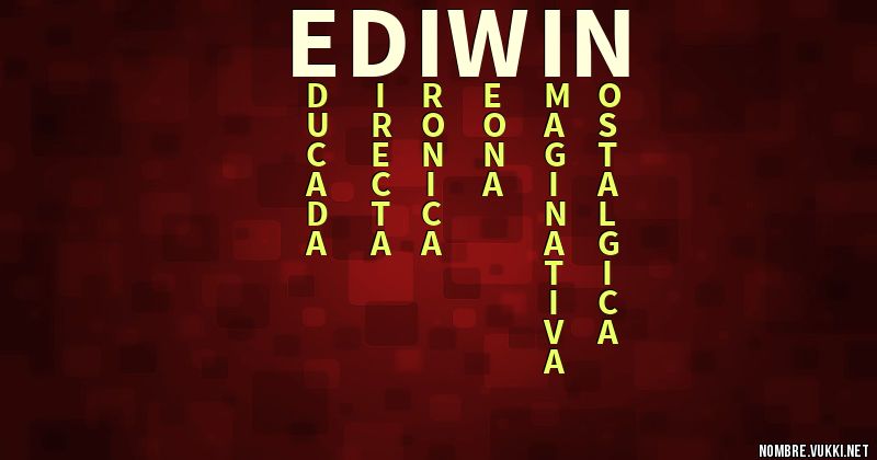 Acróstico ediwin