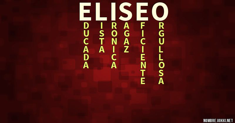 Acróstico elíseo