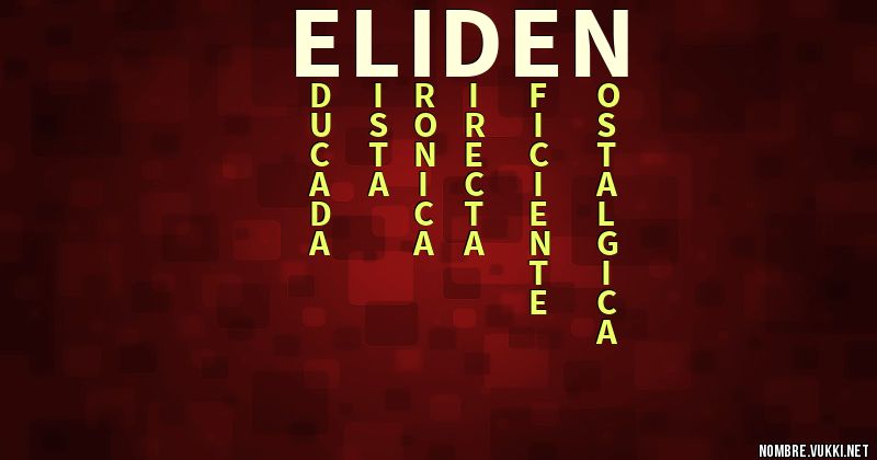 Acróstico eliden
