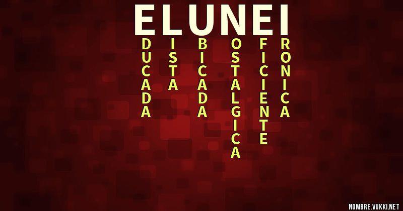Acróstico elunei