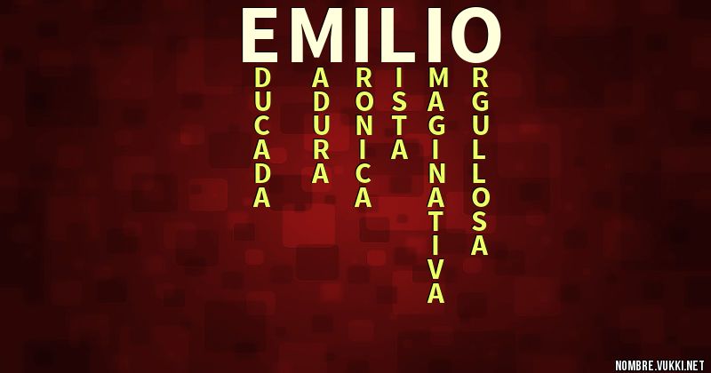 Acróstico emilio