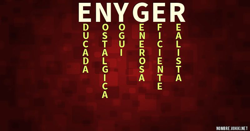 Acróstico enyger