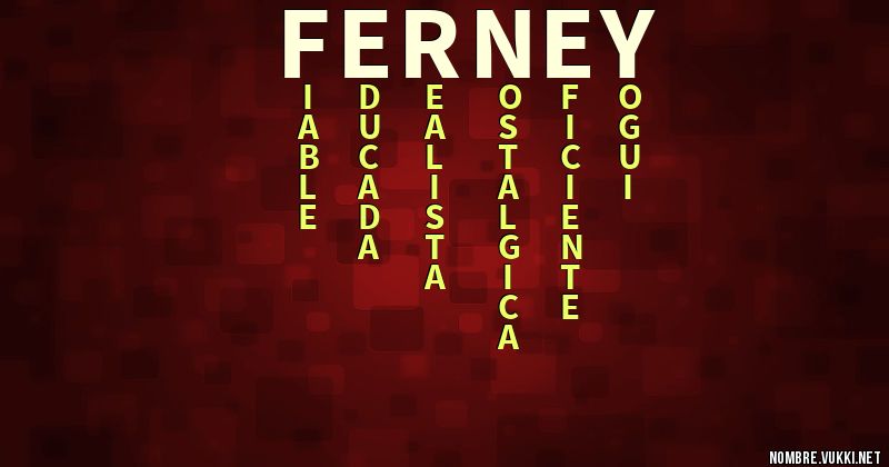 Acróstico ferney