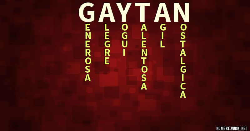 Acróstico gaytan