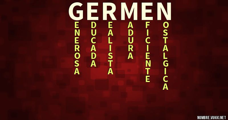Acróstico germen