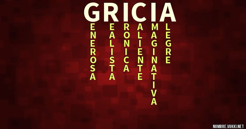 Acróstico gricia