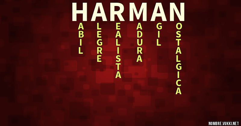 Acróstico harman