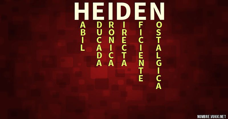 Acróstico heiden