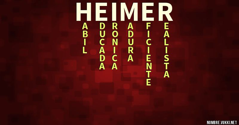 Acróstico heimer