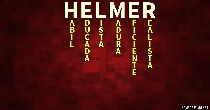 Acróstico helmer