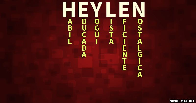 Acróstico heylen