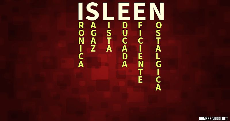 Acróstico isleen