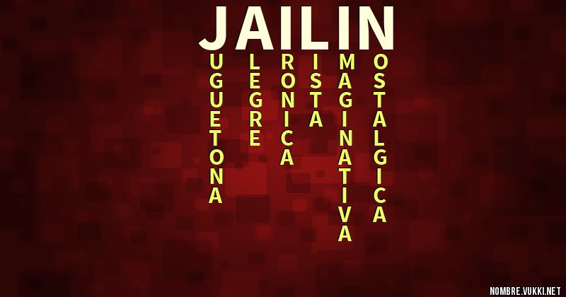 Acróstico jailin