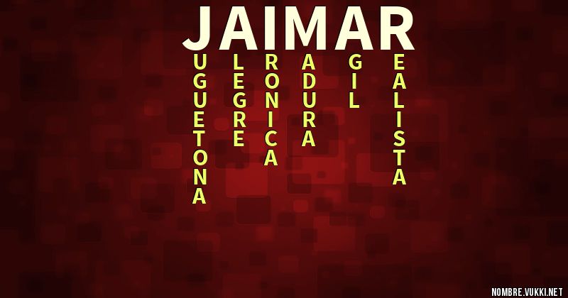 Acróstico jaimar