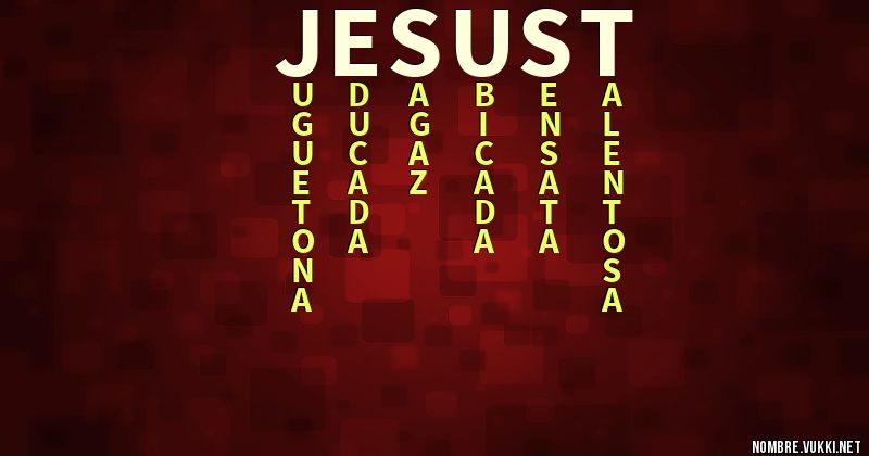 Acróstico jesúst
