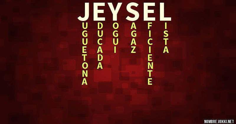 Acróstico jeysel