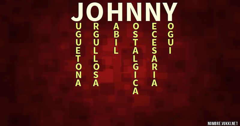 Acróstico johnny