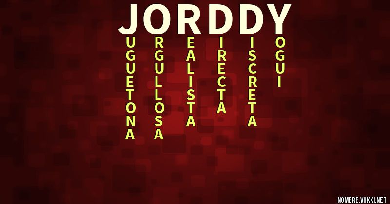 Acróstico jorddy