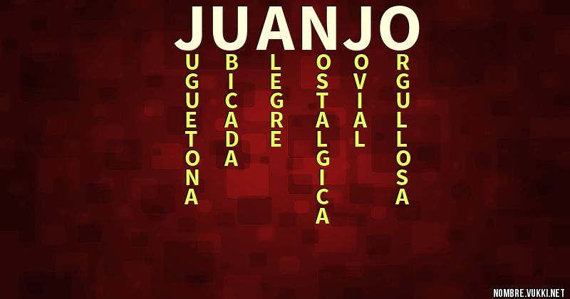 Acróstico juanjo