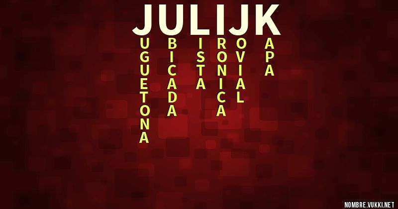 Acróstico juli23jk