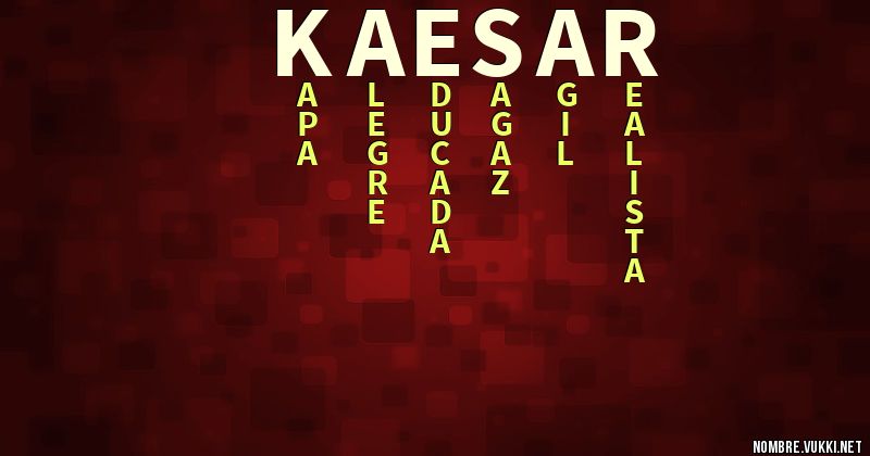 Acróstico kaesar