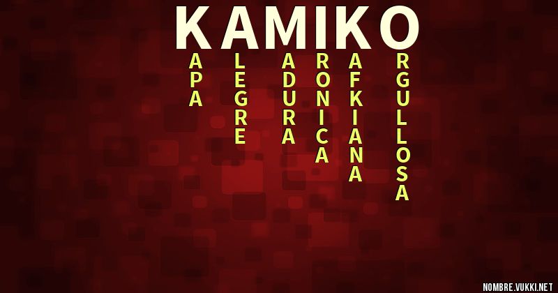 Acróstico kamiko