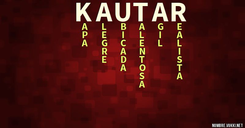 Acróstico kautar