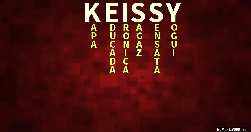 Acróstico keissy