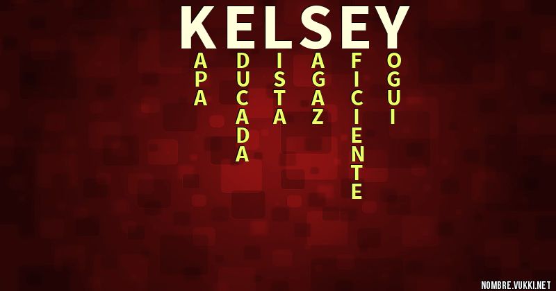 Acróstico kelsey