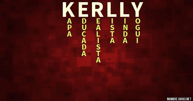 Acróstico kerlly