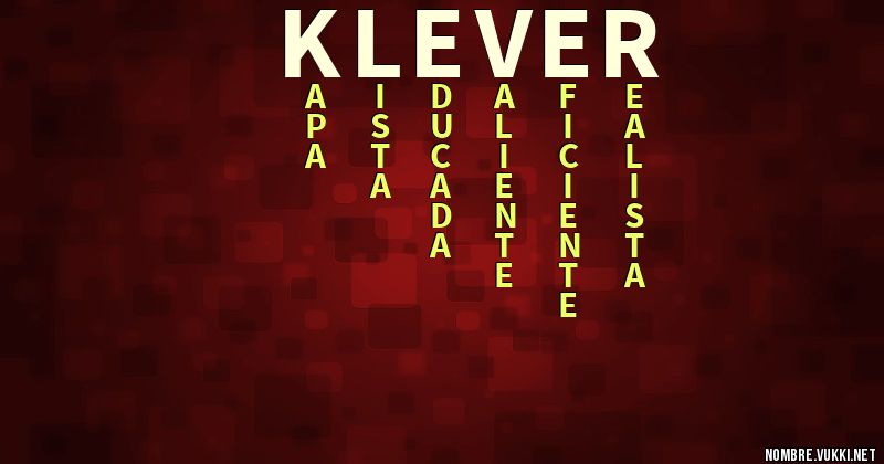 Acróstico klever