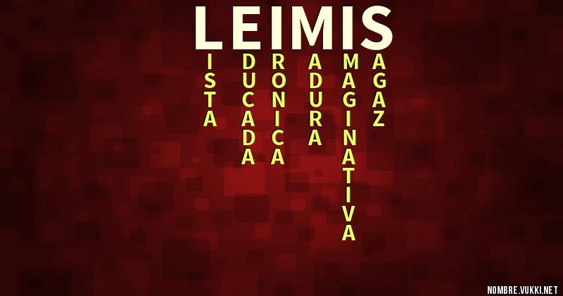 Acróstico leimis