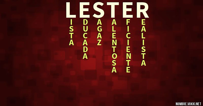 Acróstico lester