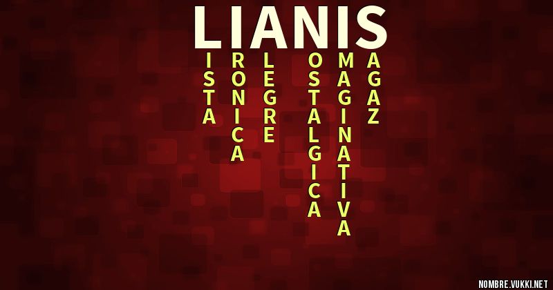 Acróstico lianis