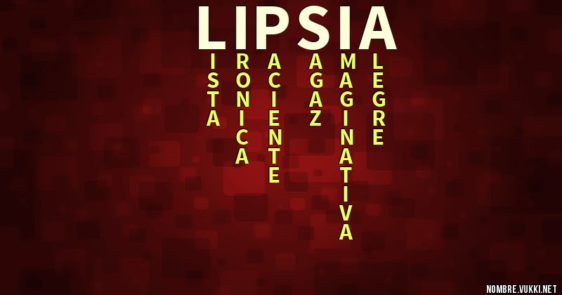 Acróstico lipsia