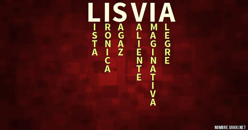 Acróstico lisvia