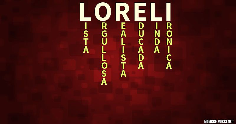 Acróstico loreli