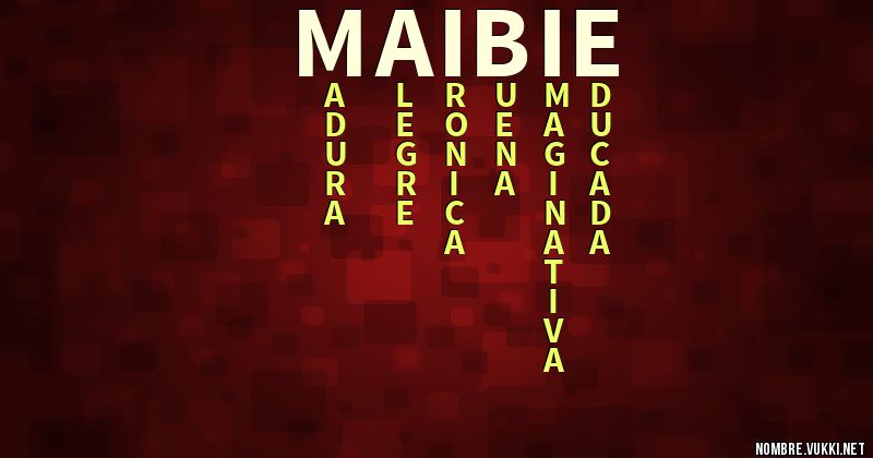 Acróstico maibie