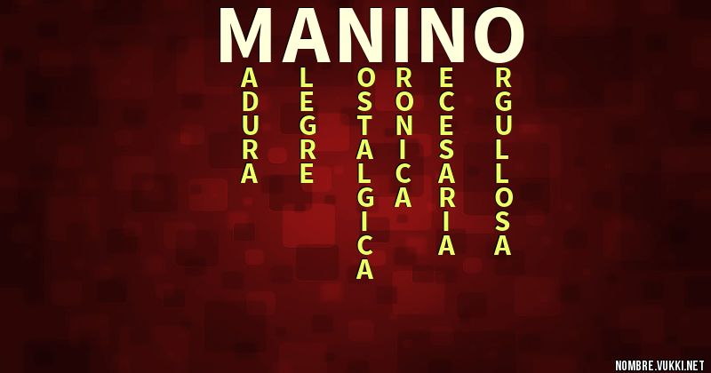 Acróstico manino