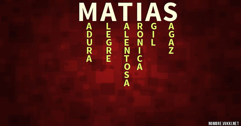 Acróstico matias}