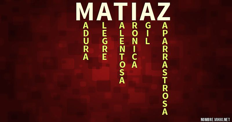 Acróstico matiaz