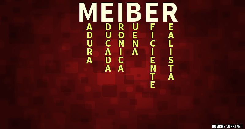 Acróstico meiber