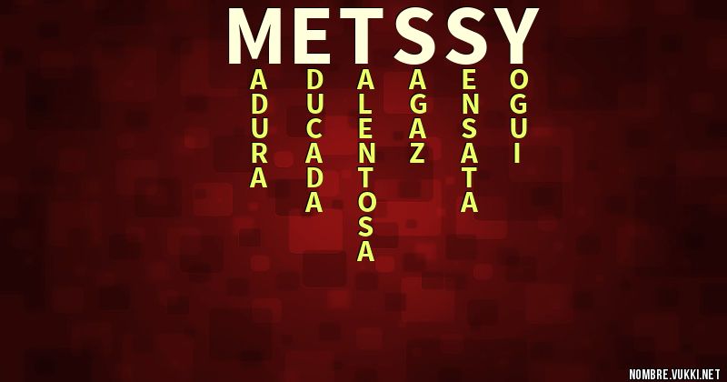 Acróstico metssy