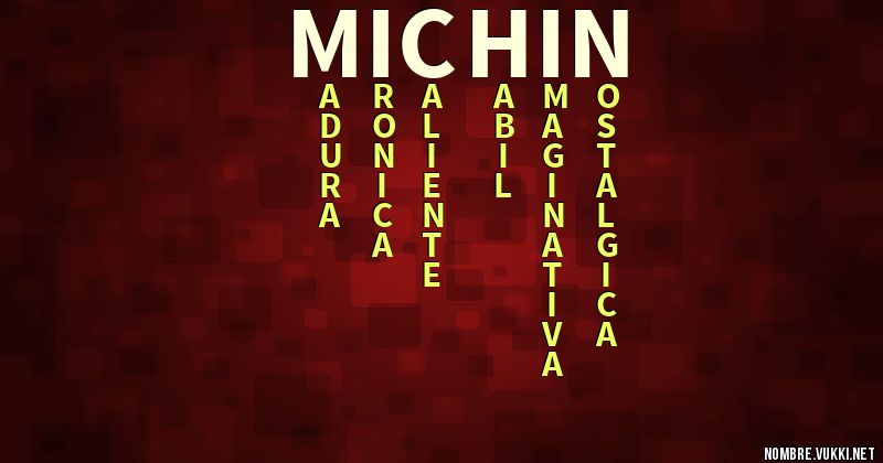 Acróstico michin