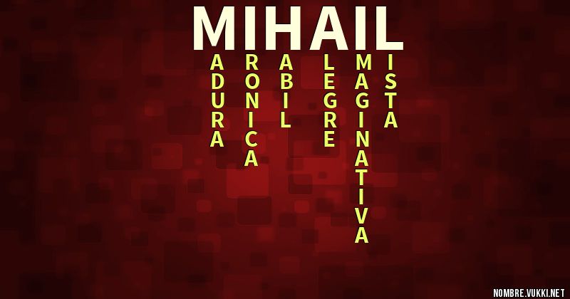 Acróstico mihail